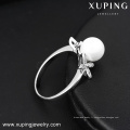 Conceptions de bijoux 14009-xuping conceptions synthétiques de bagues de perles en pierre CZ